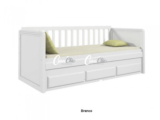Cama Sofa Cama Bibox com Cama Auxiliar Euclar Hercules 9945 COM FRETE GRATIS